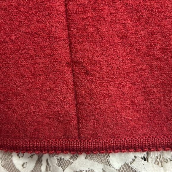 Vintage Geiger of Austria Tyrolean Wool Blazer Cardigan Red L - Picture 15 of 15